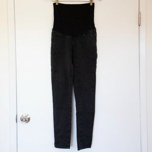 Black maternity jeggings